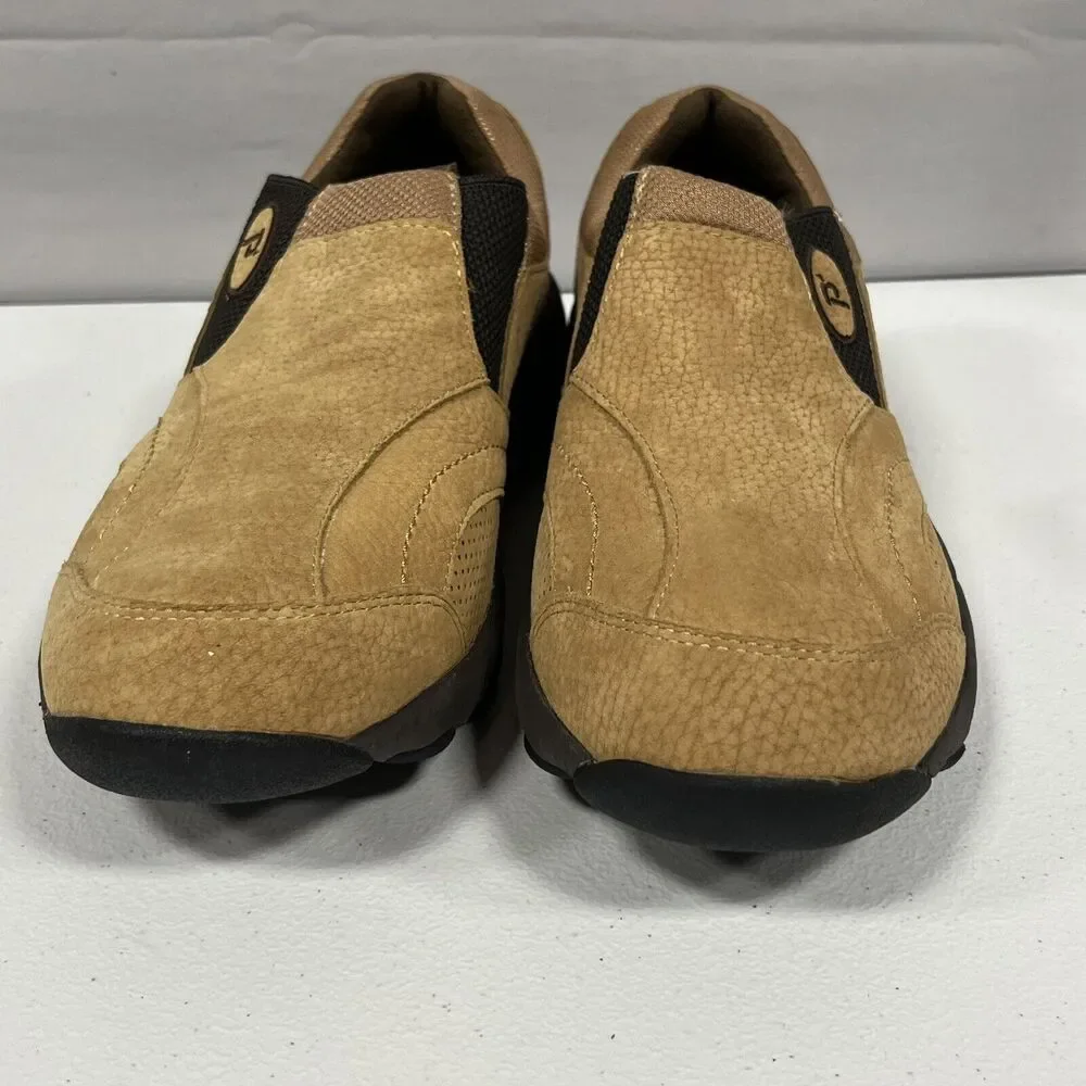 Propet M6002 Mens Ravine Washer Slip-on Slip Resistant Pewter Suede Nubuck Sz 11